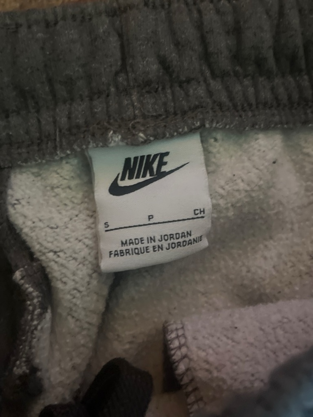 Nike Grey Hooded Sweatshirt with Interior Fleece